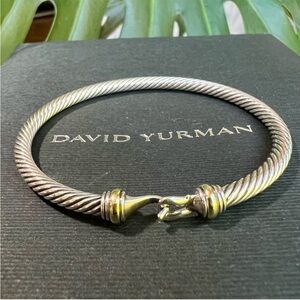 David Yurman Silver and Gold Bracelet